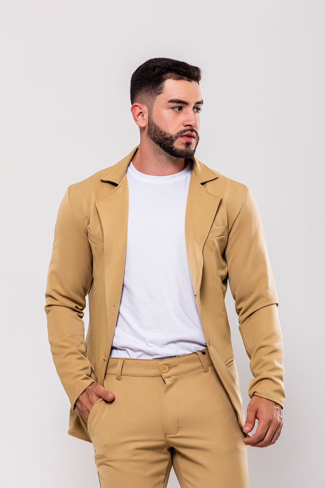 Blazer Berlim Fit Caqui