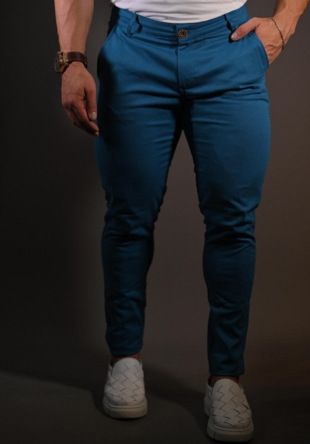 Calça Alfaiataria Azul Capri