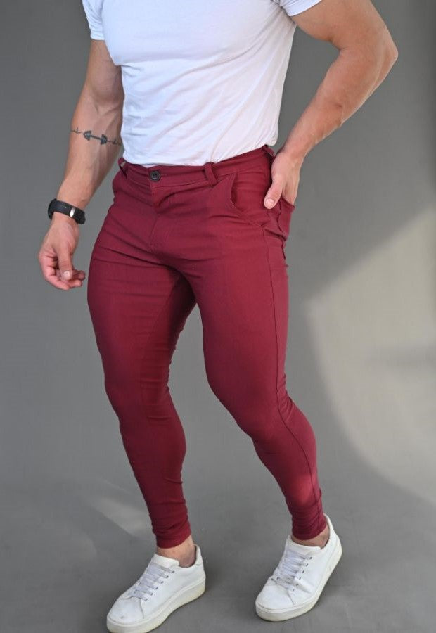 Calça Esporte Fino Vinho