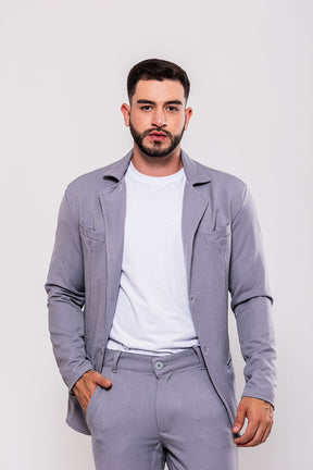 Blazer Berlim Fit Grafite