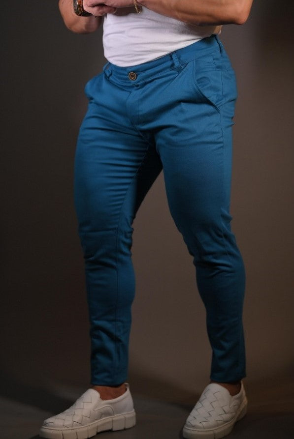 Calça Alfaiataria Azul Capri